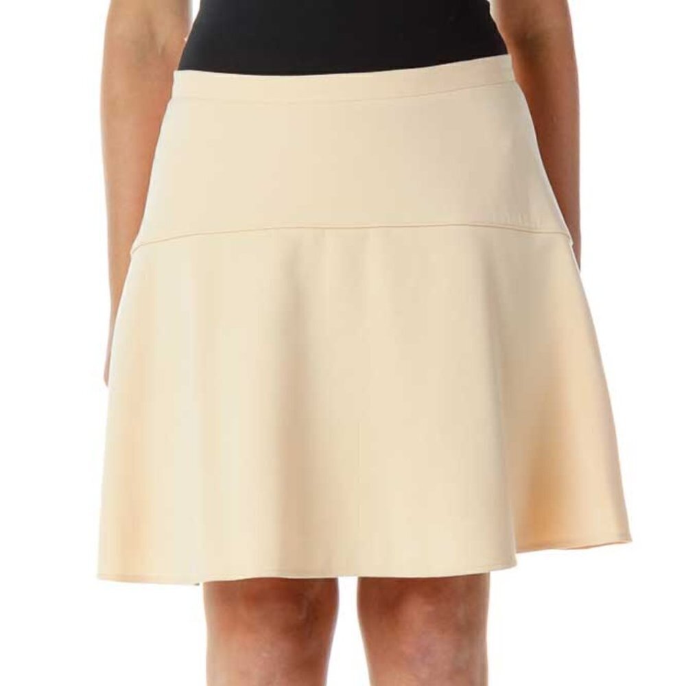 Tahari Orange Flared Skirt - Picture 1 of 4